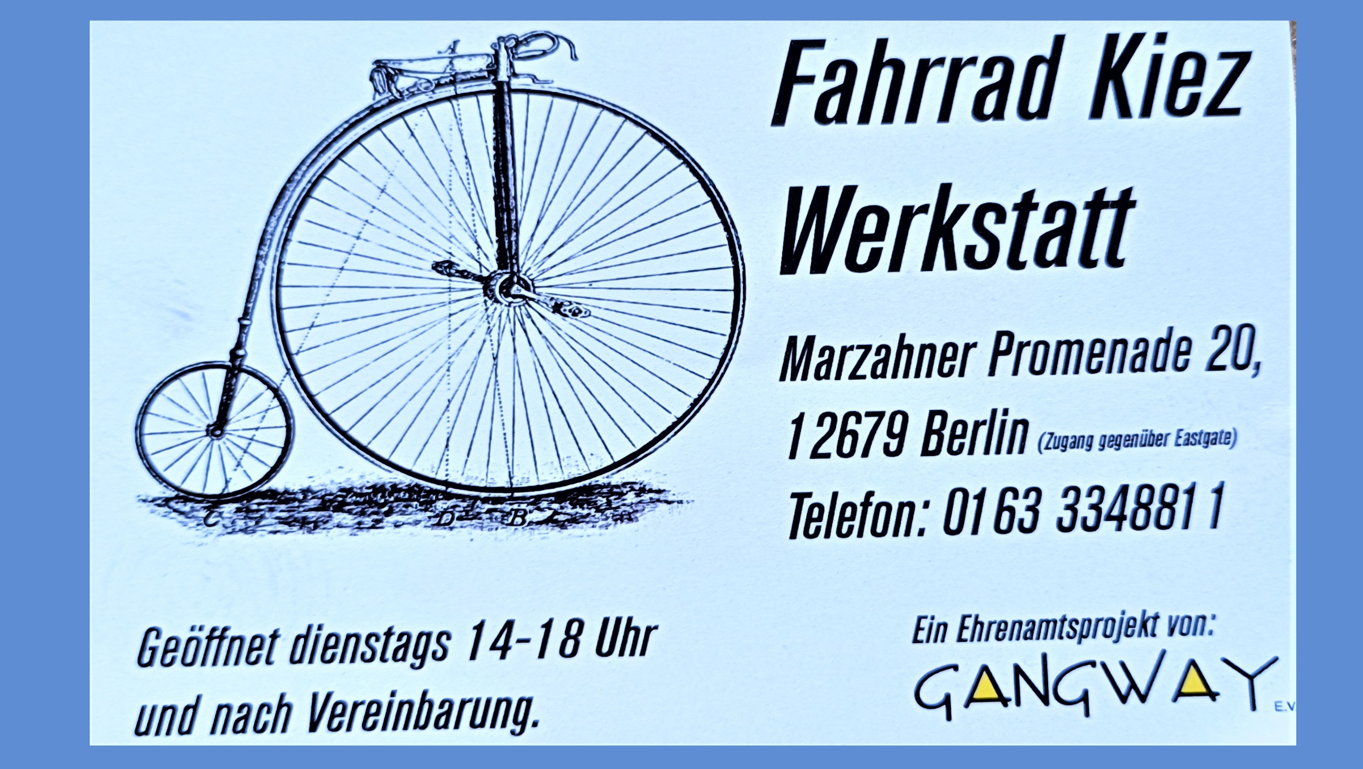 Hinbringen oder Termin vereinbaren