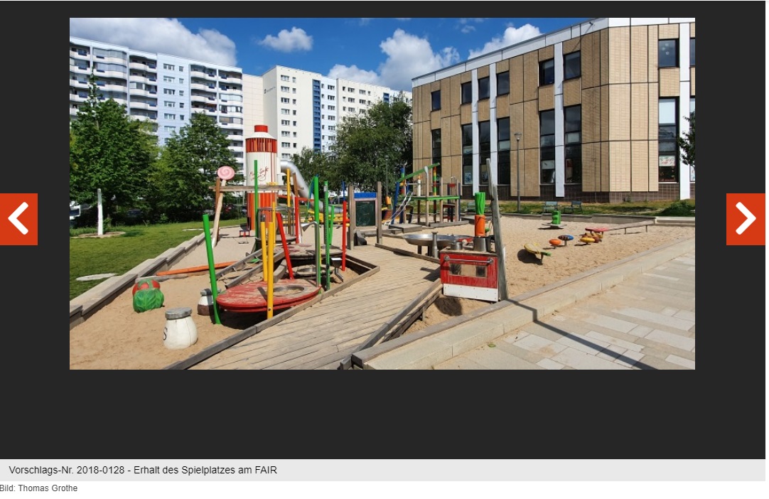 Schon realisiert - Spielplatz am FAIR